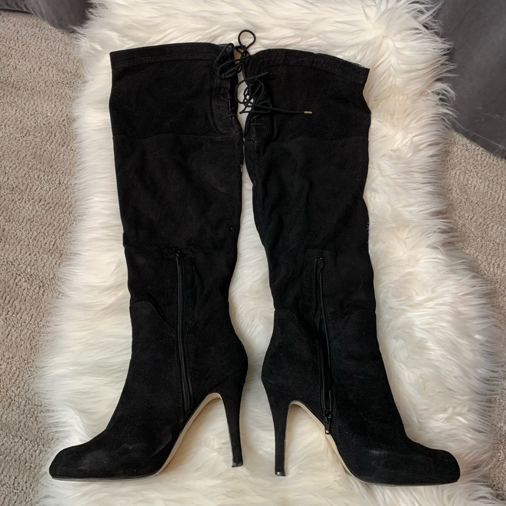 Steve Madden suede knee high boot
